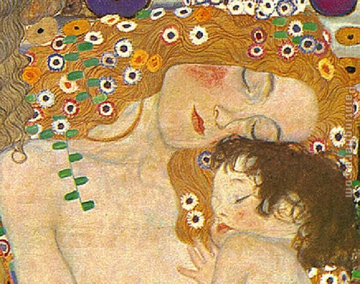 Gustav Klimt - Three Ages of Woman Mother and Child